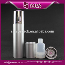 SRS rodada forma luxo 15ml 30ml 50ml acrílico airless garrafa de bomba cosmética